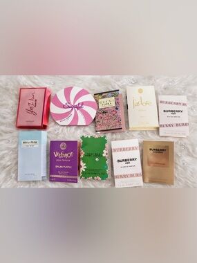 Set of miniature perfumes designer brands 10 in total 1-2 ml each NWT